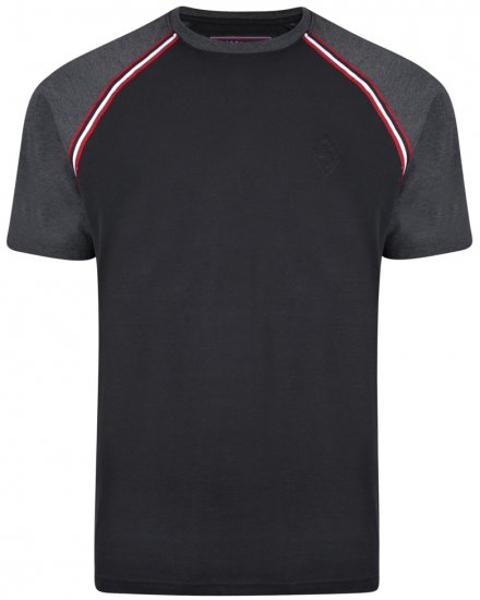 Kam Jeans 5287 T-shirt Black - T-paidat - Isot T-paidat 2XL – 14XL