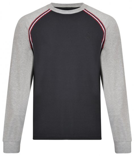 Kam Jeans 5288 Long Sleeve T-shirt Black - T-paidat - Isot T-paidat 2XL – 14XL