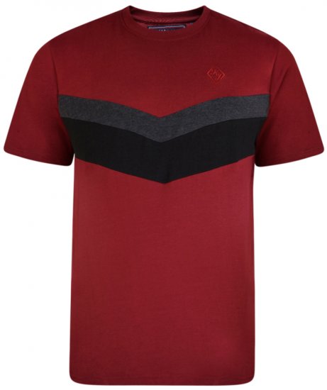 Kam Jeans 5306 T-shirt Burgundy - T-paidat - Isot T-paidat 2XL – 14XL