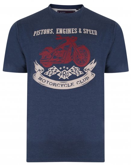 Kam Jeans 5351 Piston Motors Club T-shirt Insignia - T-paidat - Isot T-paidat 2XL – 14XL