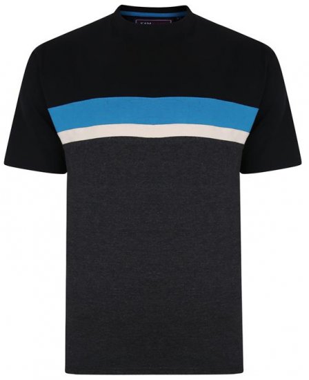 Kam Jeans 5356 Cut&Saw T-shirt Black - T-paidat - Isot T-paidat 2XL – 14XL