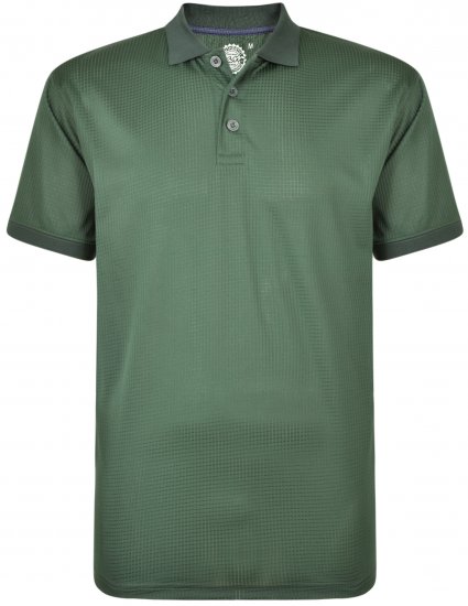 Kam Jeans Technical Lightweight Polo Forest Green - Urheiluvaatteet & ulkoilu - Miesten urheiluvaatteet isot koot
