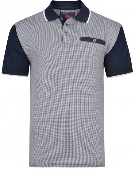 Kam Jeans 5421 Polo Navy - Pikeepaidat - Miesten isot pikeepaidat