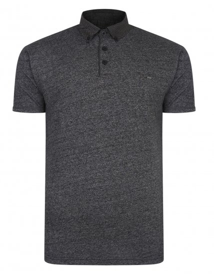Kam Jeans Smart Look Polo Black - Pikeepaidat - Miesten isot pikeepaidat