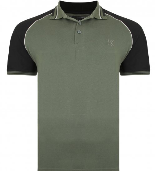 Kam Jeans 5445 Pique Polo Khaki - Pikeepaidat - Miesten isot pikeepaidat