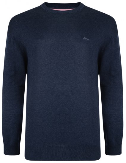 Kam Jeans Neule Denim - Hupparit ja collegepaidat - Miesten hupparit ja collegepaidat isot koot