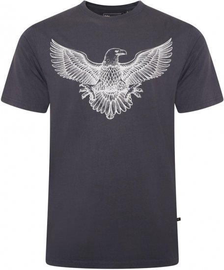 Kam Jeans 5758 Eagle Print T-Shirt Indigo - T-paidat - Isot T-paidat 2XL – 14XL