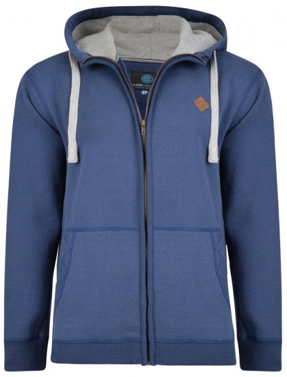 Kam Jeans 717 Hoodie Denim - Hupparit ja collegepaidat - Miesten hupparit ja collegepaidat isot koot