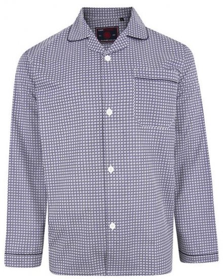 Kam Jeans 879 Dobby Print Pyjama Set - Alusvaatteet & uimavaatteet - Miesten Isot alusvaatteet 