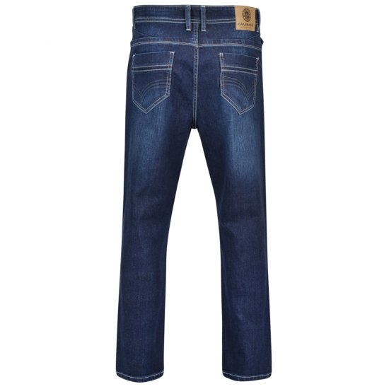 Kam Jeans Alonso Blue Mid Used - Farkut ja housut - Miesten isot farkut ja isot housut W40-W70