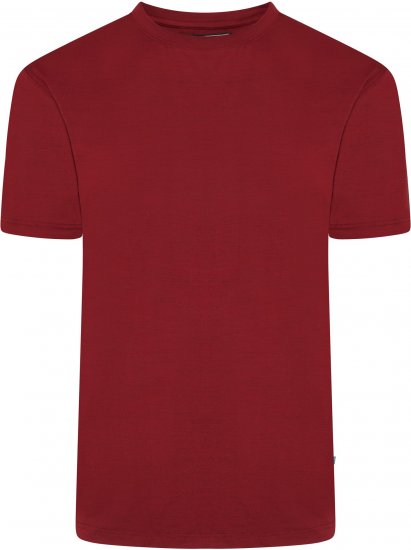 Kam Jeans AP001 XT Active Performance Marl Tee Burgundy - T-paidat - Isot T-paidat 2XL – 14XL