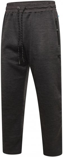 Kam Jeans AP006 Active Performance Marl Jog Pants Charcoal - Collegehousut ja collegeshortsit - Miesten Isot collegehousut ja collegeshortsit