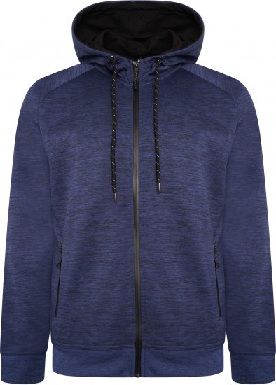 Kam Jeans AP008 Active Performance Hoodie Indigo - Hupparit ja collegepaidat - Miesten hupparit ja collegepaidat isot koot
