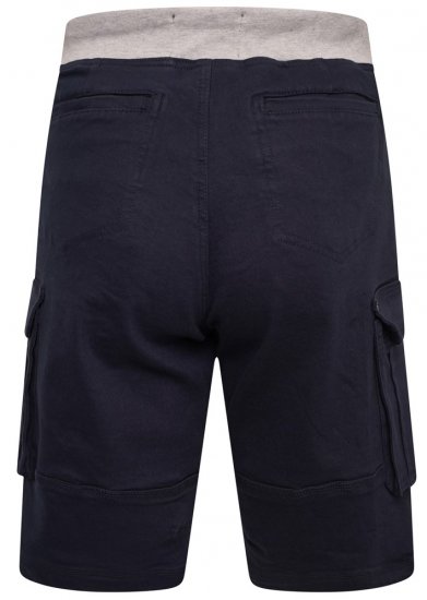 Kam Jeans Elvio Rib Waist Stretch Shorts Navy - Shortsit - Shortsit, isot koot – W40-W60