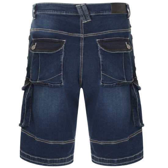 Kam Jeans Ivan Cargo Shorts Dark Used - Shortsit - Shortsit, isot koot – W40-W60