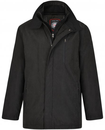 Kam Jeans KV111 Smart Casual Jacket Black - Takit - Miesten Takit, isot koot – 2XL – 12XL