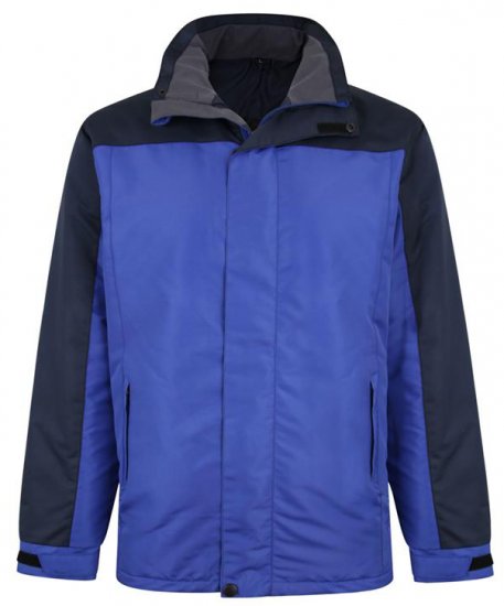 Kam Jeans KV113 Padded Waterproof Coat Navy - Takit - Miesten Takit, isot koot – 2XL – 12XL