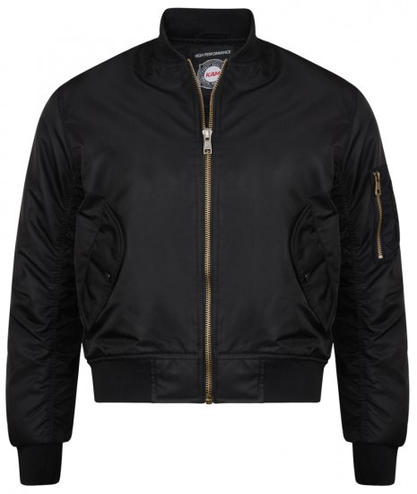 Kam Jeans KV75 Bomber Jacket Black - Takit - Miesten Takit, isot koot – 2XL – 12XL