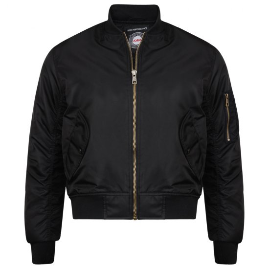 Kam Jeans KV75 Bomber Jacket Black - Takit - Miesten Takit, isot koot – 2XL – 12XL