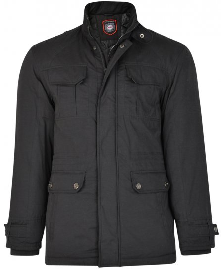 Kam Jeans KV95 Jacket Black - Takit - Miesten Takit, isot koot – 2XL – 12XL