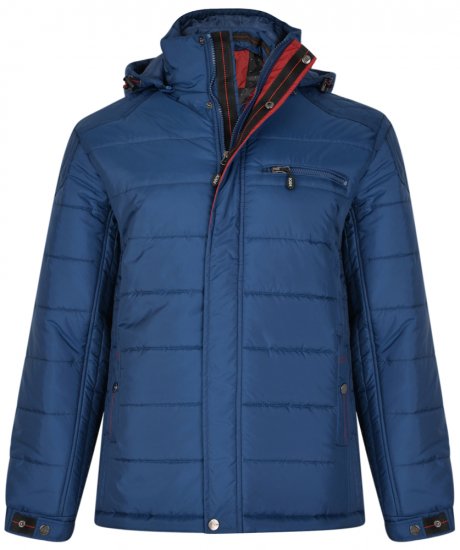 Kam Jeans KV98 Padded Jacket Blue - Takit - Miesten Takit, isot koot – 2XL – 12XL