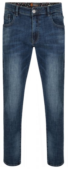 Kam Jeans Lorenzo Mid Used - Farkut ja housut - Miesten isot farkut ja isot housut W40-W70
