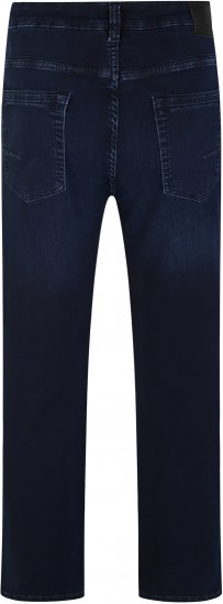 Kam Jeans Nunez Knitted Denim Stretch Fashion Jeans Dark Blue - Farkut ja housut - Miesten isot farkut ja isot housut W40-W70