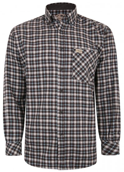 Kam Jeans P681 Flannel Check Shirt - Kauluspaidat - Miesten isot kauluspaidat 2XL – 8XL
