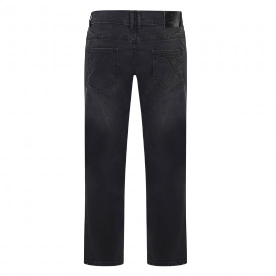 Kam Jeans VIGO Stretchjeans Black Used - Farkut ja housut - Miesten isot farkut ja isot housut W40-W70