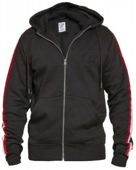 D555 Kentucky Hoodie Black - Hupparit ja collegepaidat - Miesten hupparit ja collegepaidat isot koot