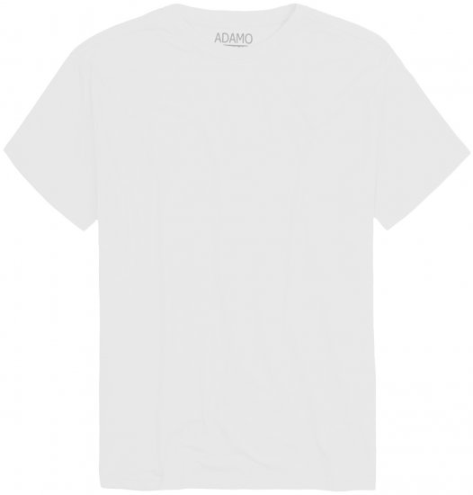 Adamo Kevin Regular fit T-shirt White - T-paidat - Isot T-paidat 2XL – 14XL