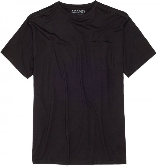 Adamo Kody Regular fit T-shirt with Pocket Black - T-paidat - Isot T-paidat 2XL – 14XL