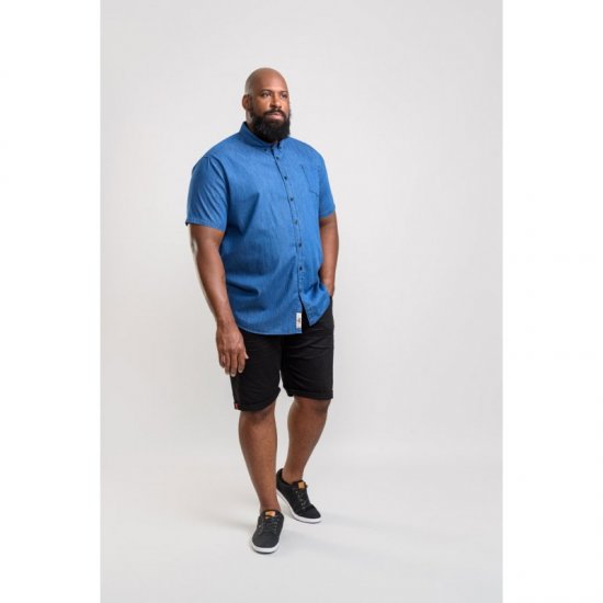 D555 Arnold Denim Shirt - Kauluspaidat - Miesten isot kauluspaidat 2XL – 8XL