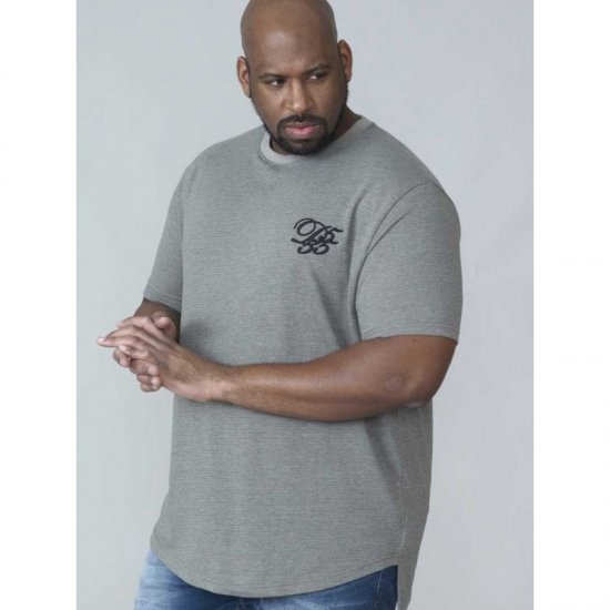 D555 Agler Waffle T-shirt Khaki - T-paidat - Isot T-paidat 2XL – 14XL