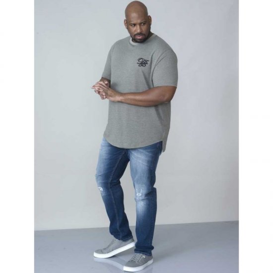 D555 Agler Waffle T-shirt Khaki - T-paidat - Isot T-paidat 2XL – 14XL