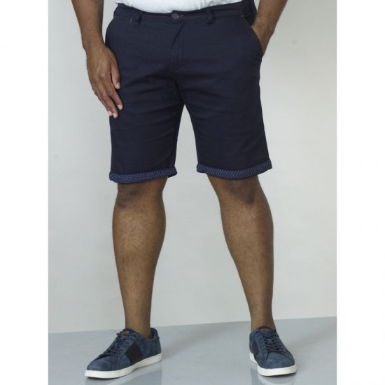 D555 Luke Stretch Shorts Navy - Shortsit - Shortsit, isot koot – W40-W60