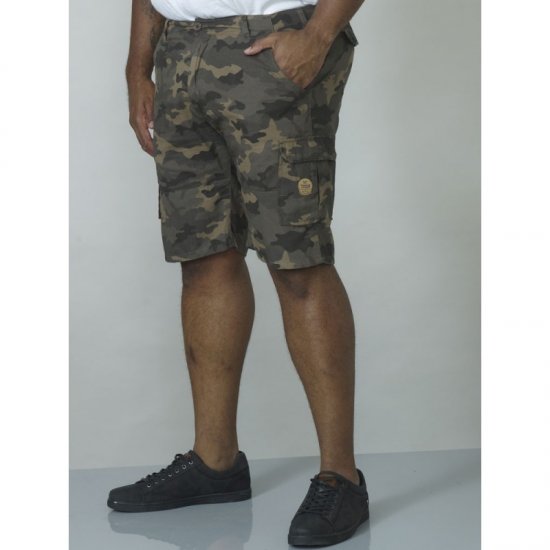 D555 Marty Camo Shorts Green - Shortsit - Shortsit, isot koot – W40-W60