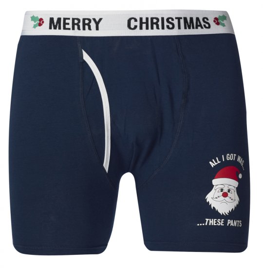 D555 Claus Christmas Boxers 2-pack - Alusvaatteet & uimavaatteet - Miesten Isot alusvaatteet 
