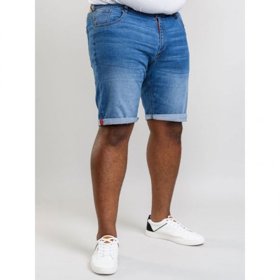 D555 Griffin Denim Shorts Stonewash - Shortsit - Shortsit, isot koot – W40-W60