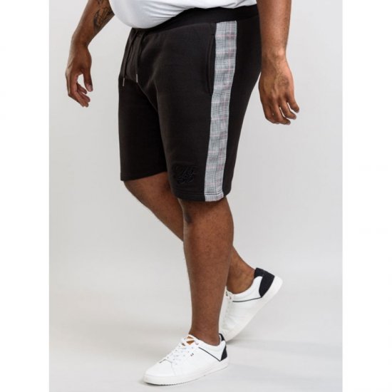 D555 Hayes Sweat-shorts Black - Collegehousut ja collegeshortsit - Miesten Isot collegehousut ja collegeshortsit