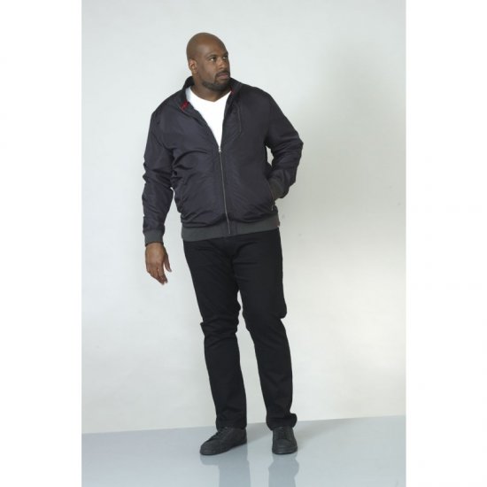 D555 Terron Bomber Jacket Black - Takit - Miesten Takit, isot koot – 2XL – 12XL