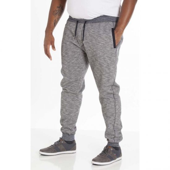 D555 Denzel Sweatpants Grey - Collegehousut ja collegeshortsit - Miesten Isot collegehousut ja collegeshortsit