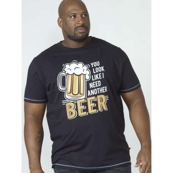 D555 Murray T-shirt Black - T-paidat - Isot T-paidat 2XL – 14XL