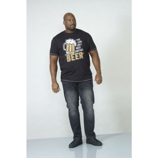 D555 Murray T-shirt Black - T-paidat - Isot T-paidat 2XL – 14XL