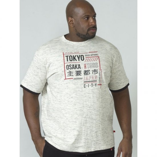 D555 Merlin T-shirt Grey - T-paidat - Isot T-paidat 2XL – 14XL