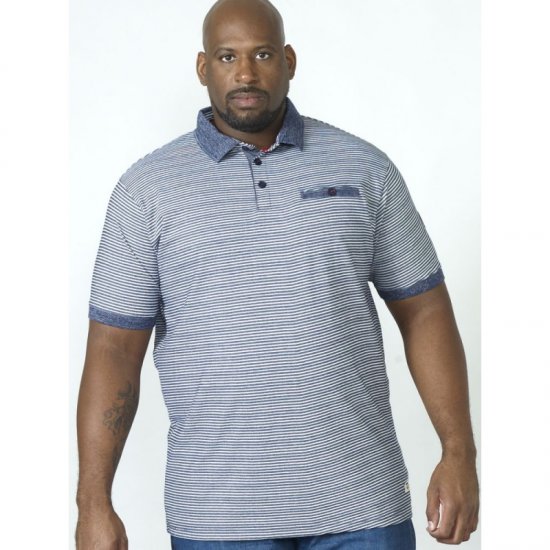 D555 Tyrone Polo Blue - Pikeepaidat - Miesten isot pikeepaidat