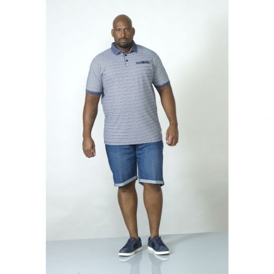 D555 Tyrone Polo Blue - Pikeepaidat - Miesten isot pikeepaidat