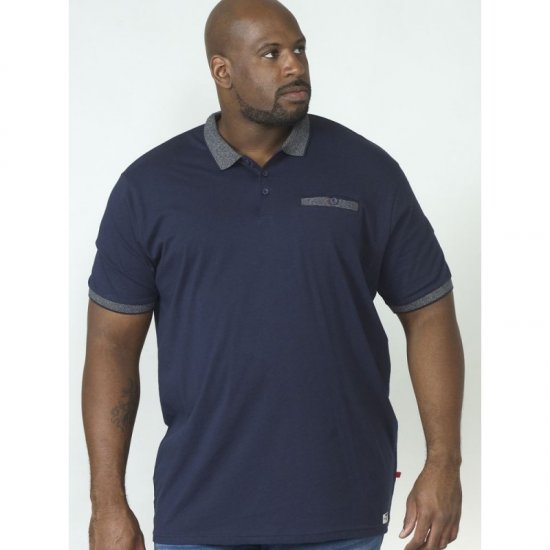 D555 Walker Polo Navy - Pikeepaidat - Miesten isot pikeepaidat