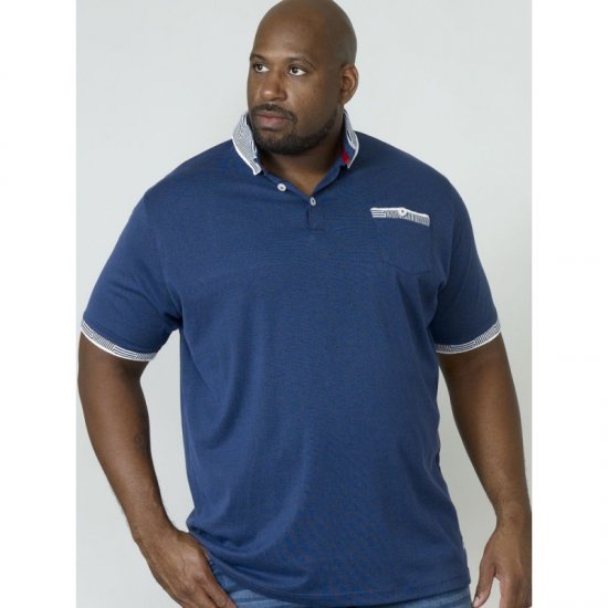 D555 George Polo Navy - Pikeepaidat - Miesten isot pikeepaidat