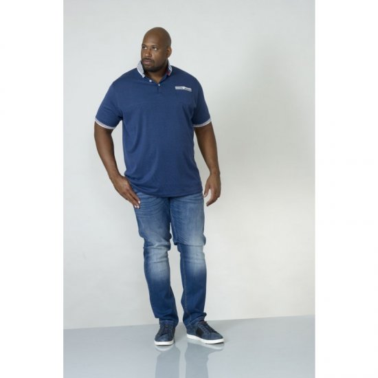 D555 George Polo Navy - Pikeepaidat - Miesten isot pikeepaidat